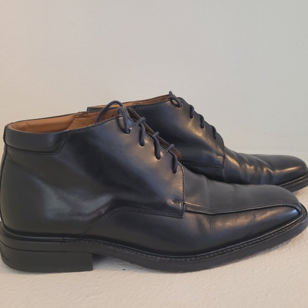 Kenneth Cole Ankle Boots, Size 9.5 Black Leather